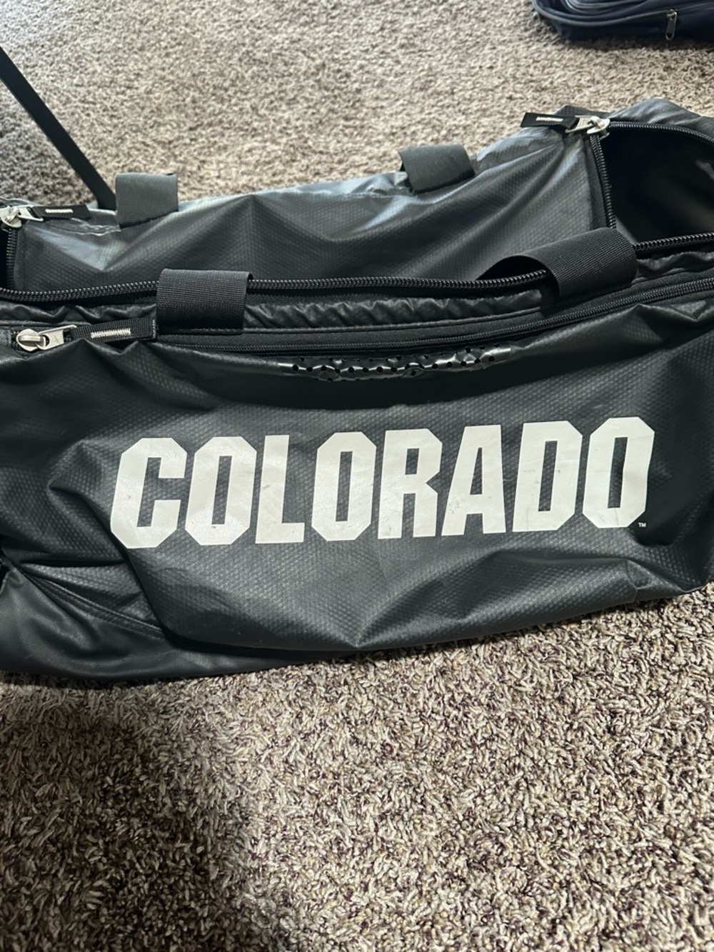 Nike Colorado Buffalos Black Duffle Bag